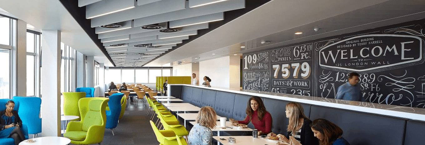 Corporate design - modern cafeteria